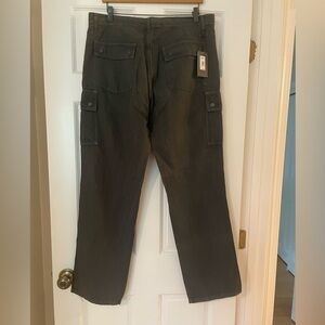 Armani Exchange Charcoal Cargo Pants size 33
NWT